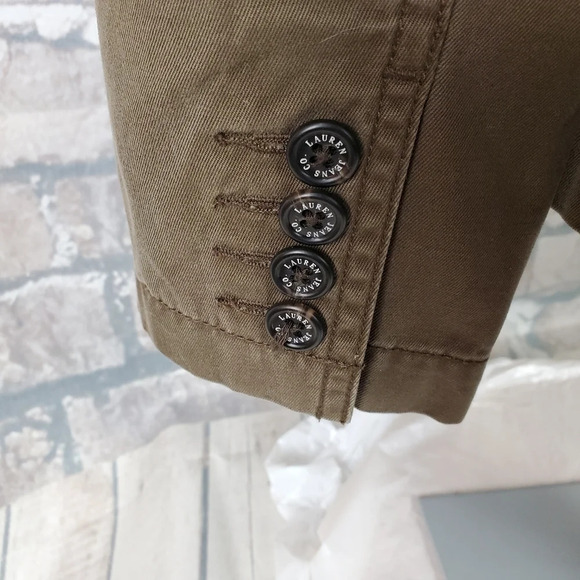 LRL Jeans Classic Twill Jacket Brown Size Small Ralph Lauren Preppy Academia - Picture 10 of 12